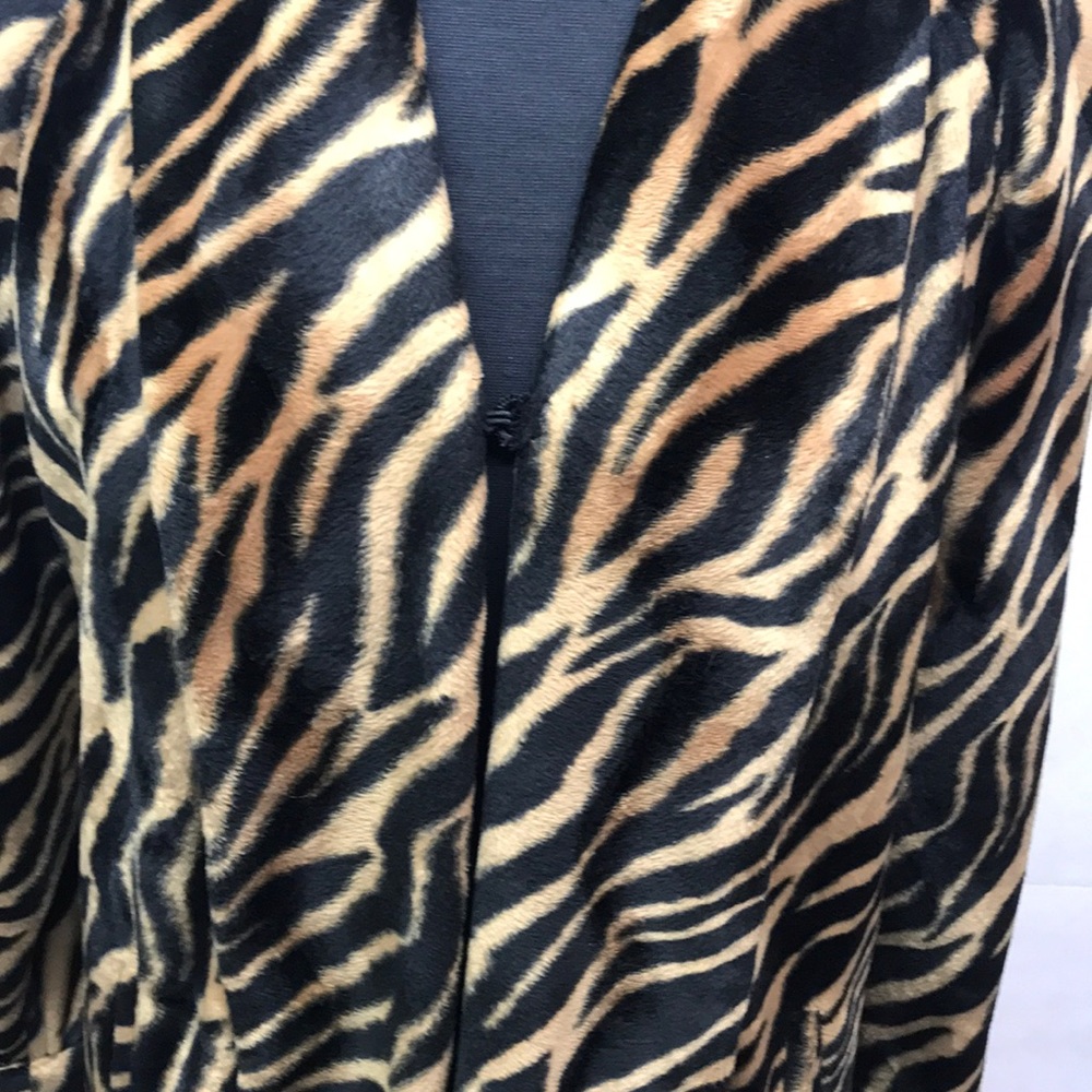 Cache Long Leopard Print Coat - image 5